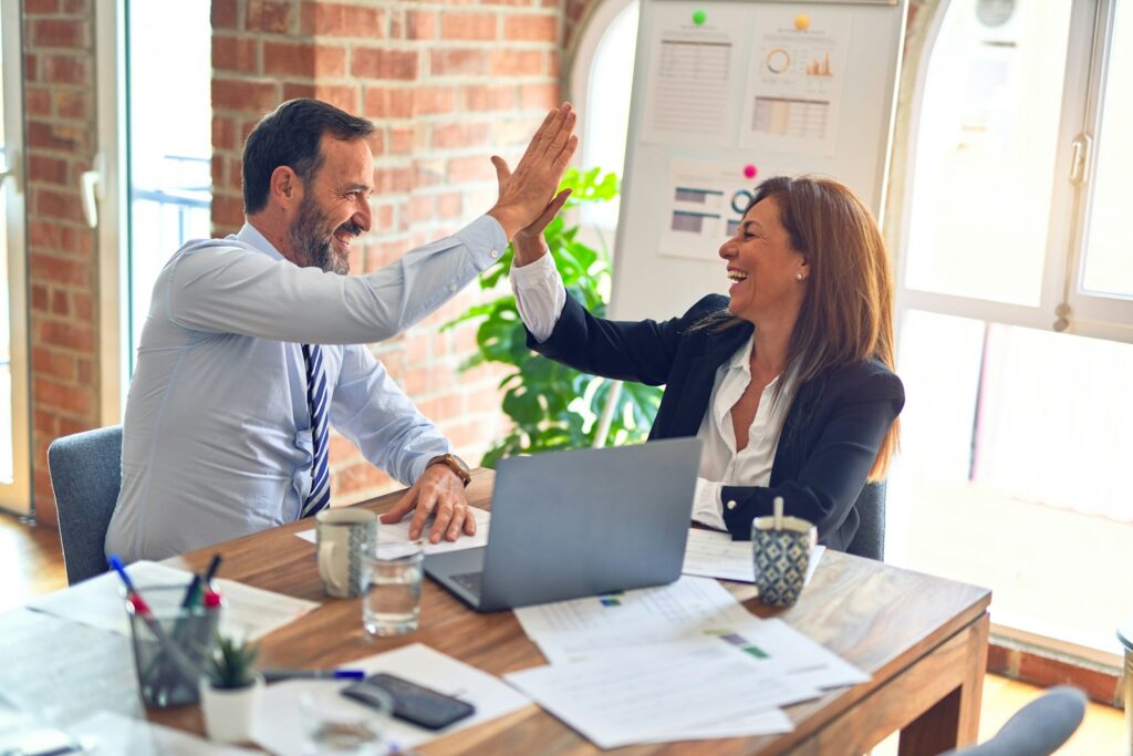 Besprechung in einem modernen Büro